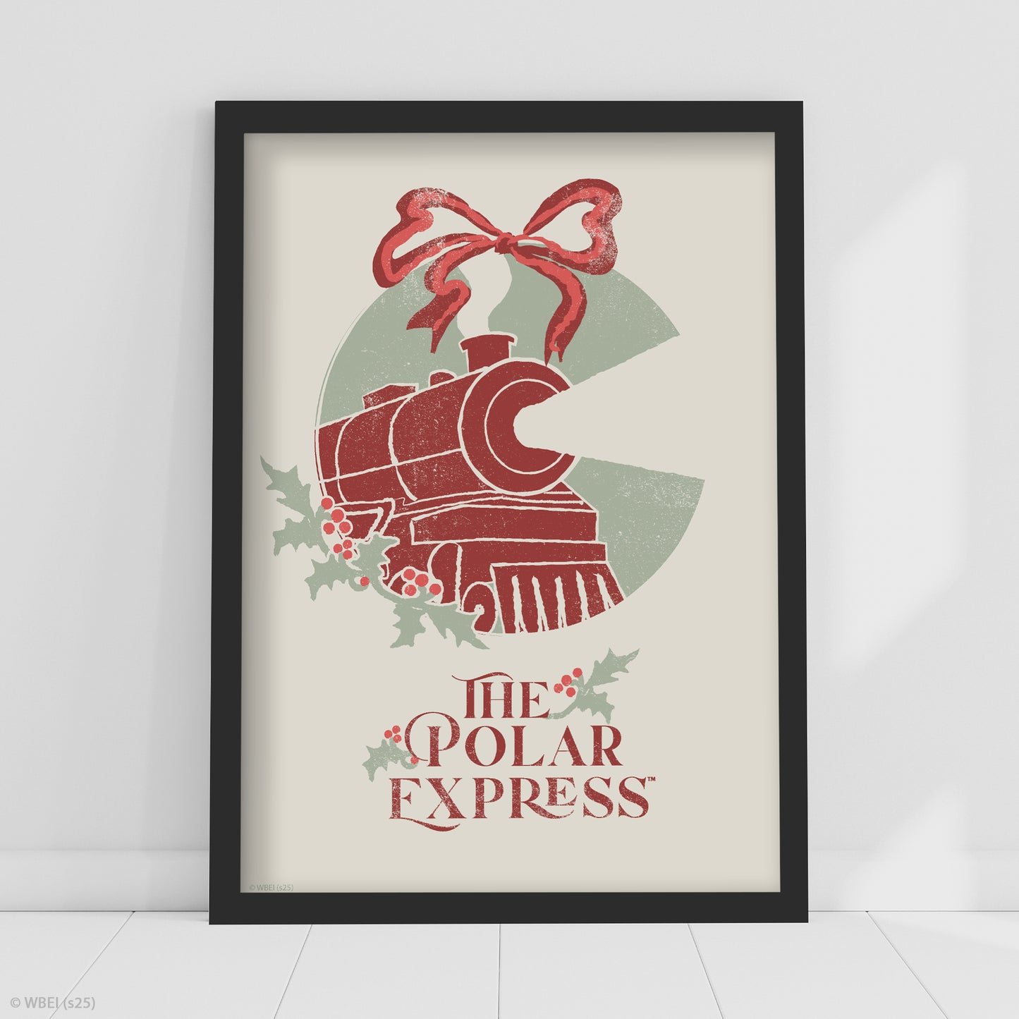 The Polar Express – The Polar Express Bow and Holly Poster Wall Art