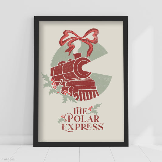 The Polar Express – The Polar Express Bow and Holly Poster Wall Art