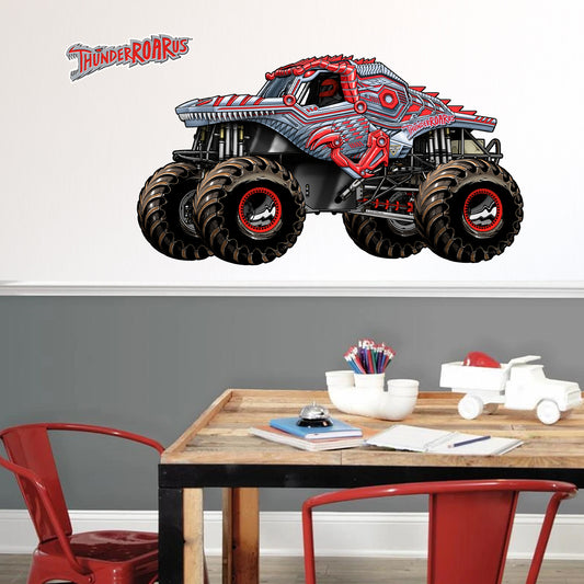 Monster Jam Wall Sticker - ThunderROARus Monster Jam Truck Wall Decal Art