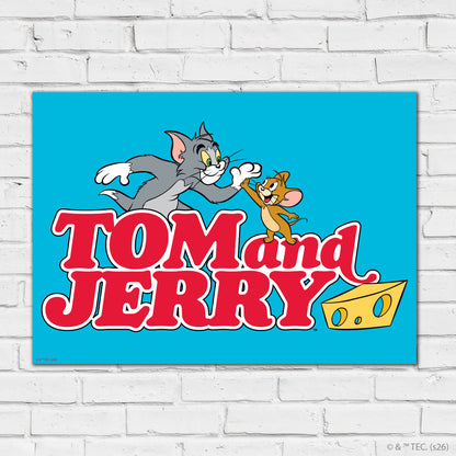 Tom And Jerry™  Print - Blue High Five Poster Wall Art