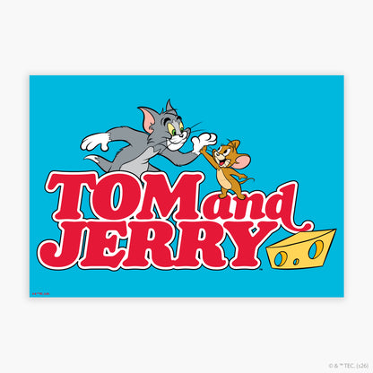 Tom And Jerry™  Print - Blue High Five Poster Wall Art