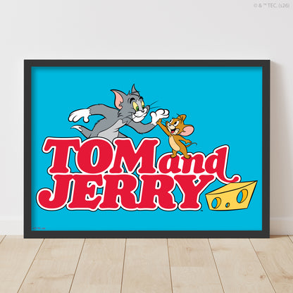 Tom And Jerry™  Print - Blue High Five Poster Wall Art