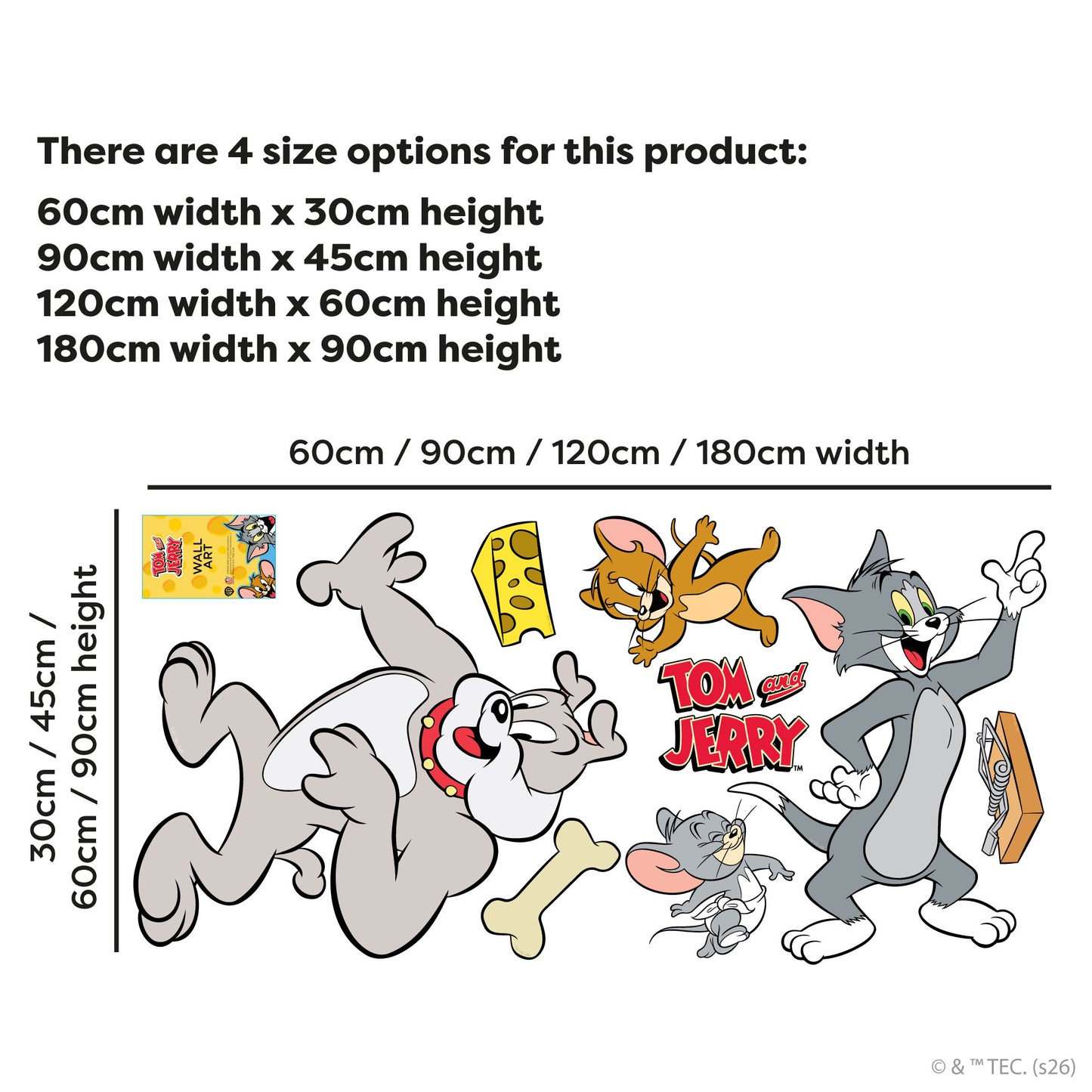 Tom And Jerry™ Wall Sticker - Group Decal Set Wall Art