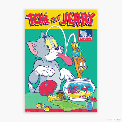 Tom And Jerry™  Print - Fish Bowl Print Poster Wall Art
