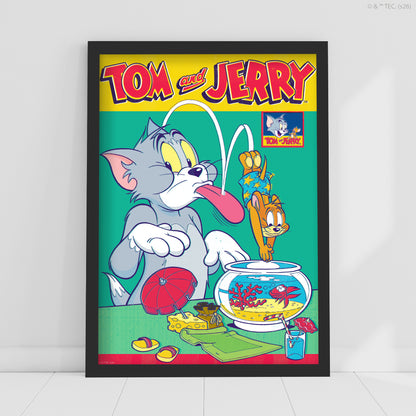 Tom And Jerry™  Print - Fish Bowl Print Poster Wall Art