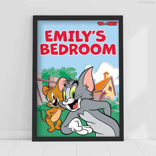 Tom And Jerry™  Print - Garden Personalised Poster Wall Art