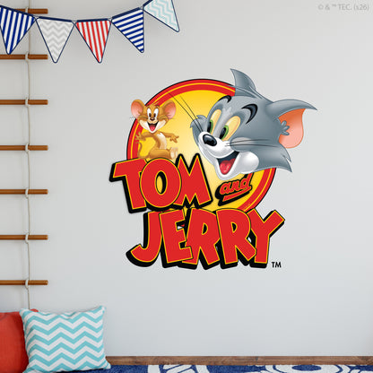 Tom And Jerry™ Wall Sticker - Logo Decal Wall Art