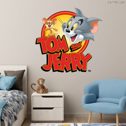 Tom And Jerry™ Wall Sticker - Logo Decal Wall Art