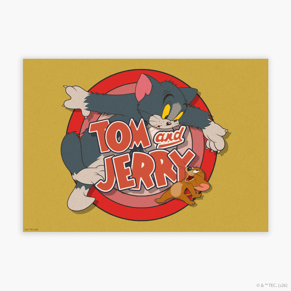 Tom And Jerry™  Print – Tom And Jerry™  Logo Poster Wall Art