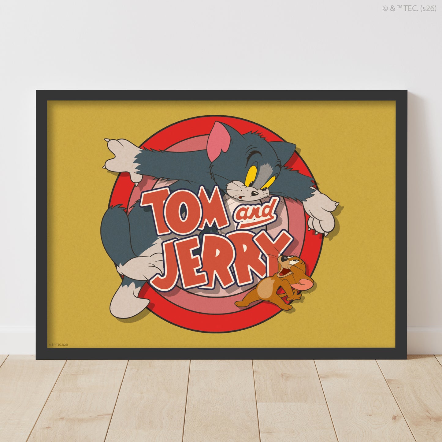 Tom And Jerry™  Print – Tom And Jerry™  Logo Poster Wall Art