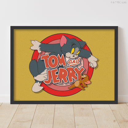 Tom And Jerry™  Print – Tom And Jerry™  Logo Poster Wall Art