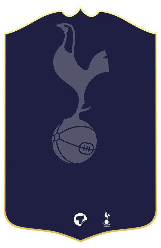 Tottenham Hotspur Navy 24 Personalised Stats Card