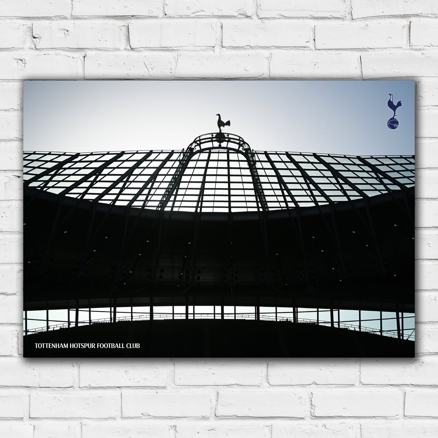 Tottenham Hotspur Print - Cockerel Stadium Poster Wall Art