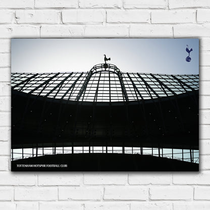Tottenham Hotspur Print - Cockerel Stadium Poster Wall Art