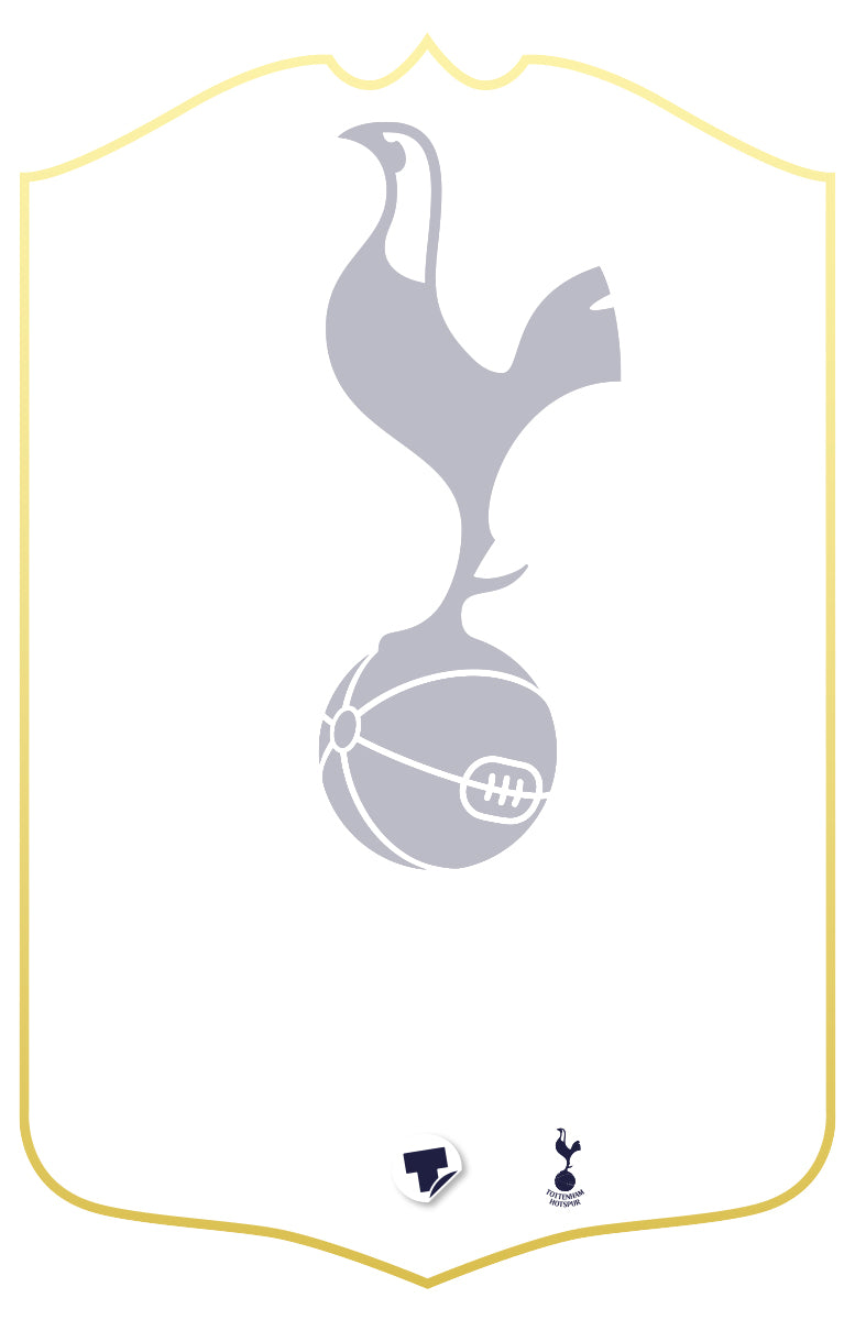 Tottenham Hotspur White 24 Personalised Stats Card