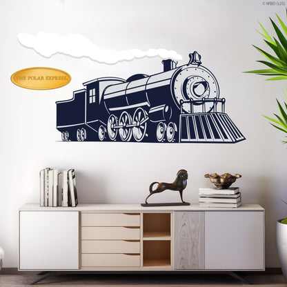 The Polar Express Wall Sticker -  The Polar Express Train Decal Christmas Wall Art