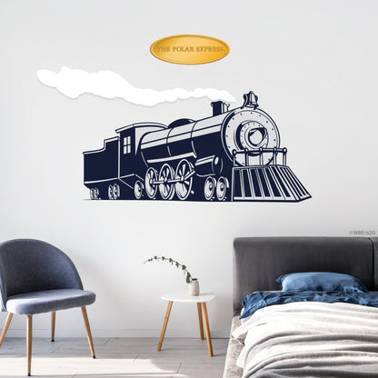 The Polar Express Wall Sticker -  The Polar Express Train Decal Christmas Wall Art