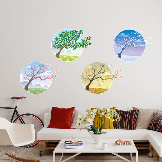 Tree Wall Sticker - Seasons Decal Wall Art