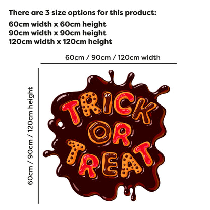 Halloween Wall Sticker - Trick or Treat Decal Wall Art