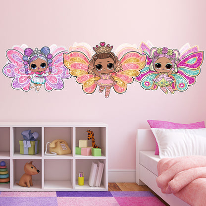 L.O.L Surprise! Wall Sticker - Fairies Trio Wall Art