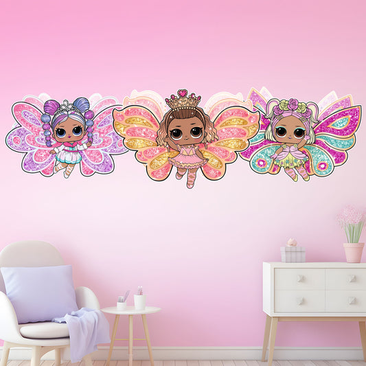 L.O.L Surprise! Wall Sticker - Fairies Trio Wall Art