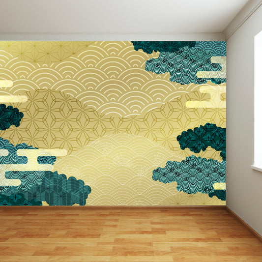 Turquoise Dreams Full Wall Mural
