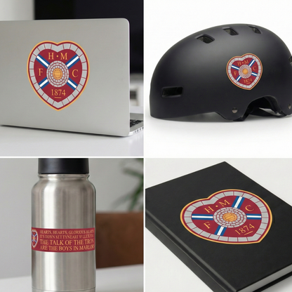 Heart of Midlothian Football Club - Decal Sticker Set