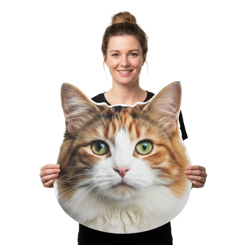 Custom Pet Head – Foam Core Cutout