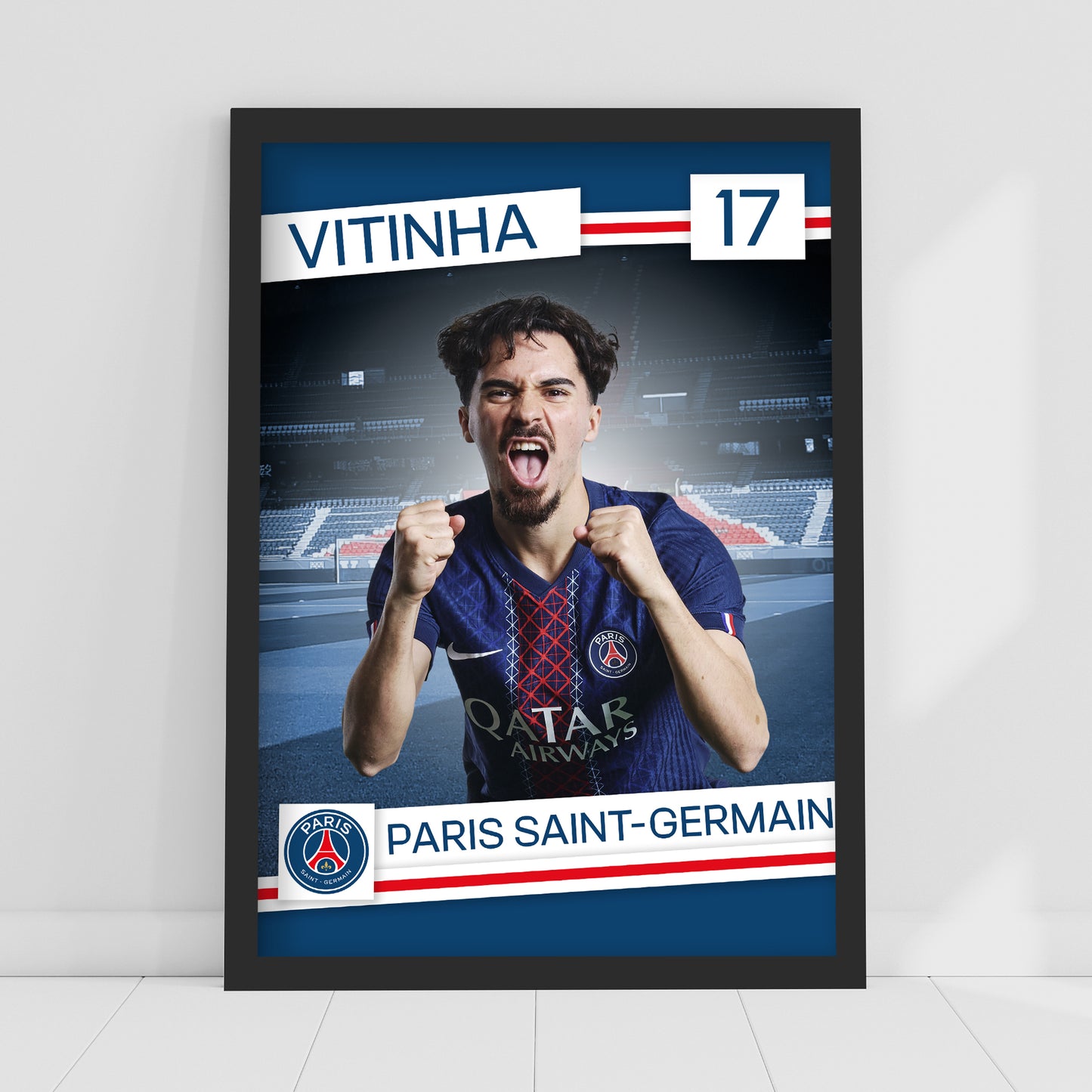 Paris Saint-Germain F.C. Print - Vitinha 25-26 PSG Player
