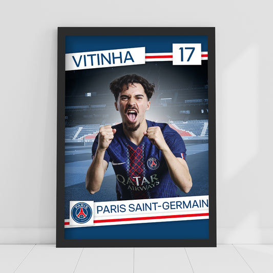 Paris Saint-Germain F.C. Print - Vitinha 25-26 PSG Player