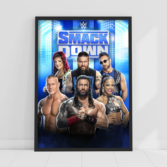 WWE Print - SmackDown Weekly Programming Poster Wall Art