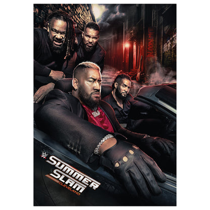 WWE Print - Summer Slam Cleveland Car Poster Wrestling Wall Art