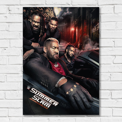 WWE Print - Summer Slam Cleveland Car Poster Wrestling Wall Art