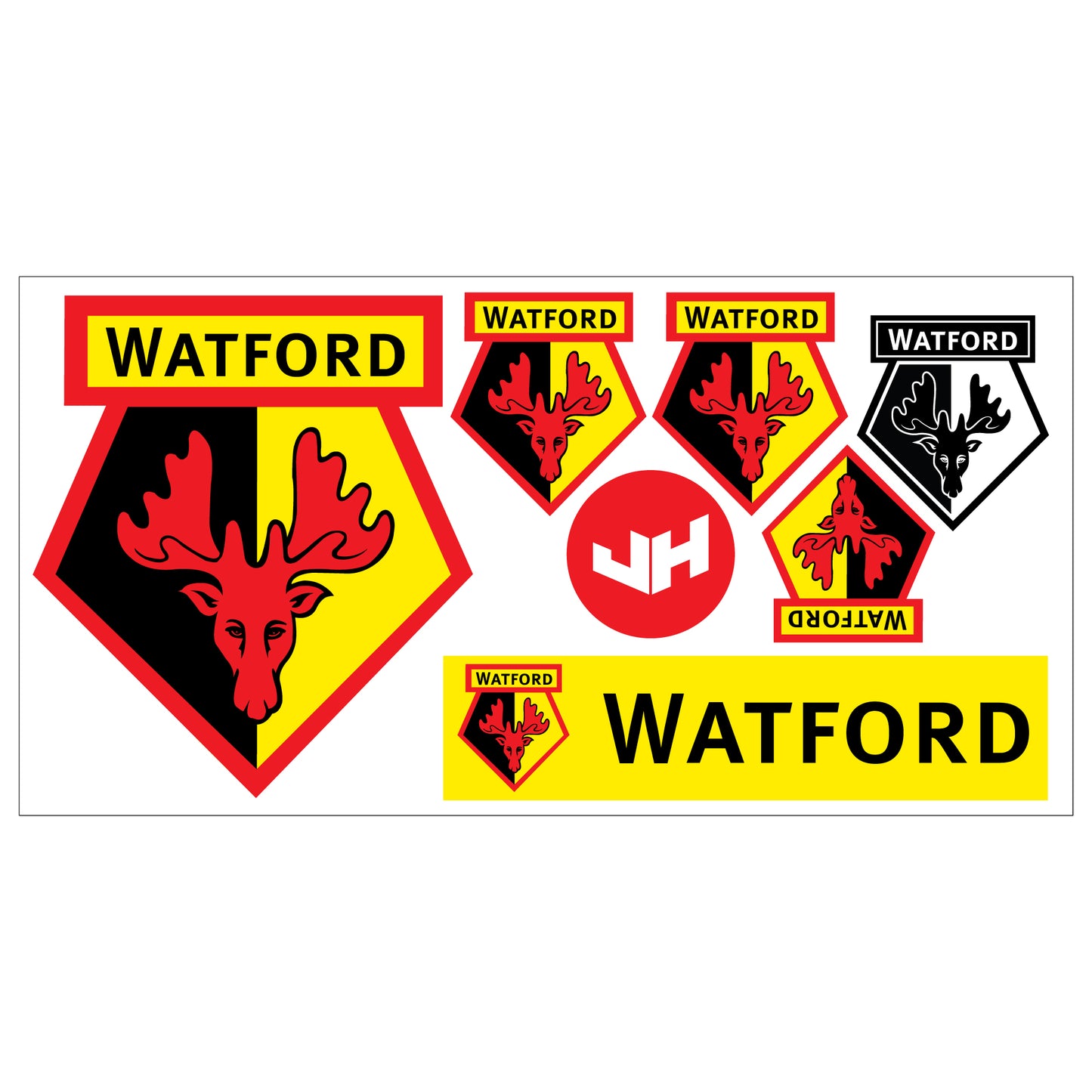 Watford Football Club - Decal Sticker Set