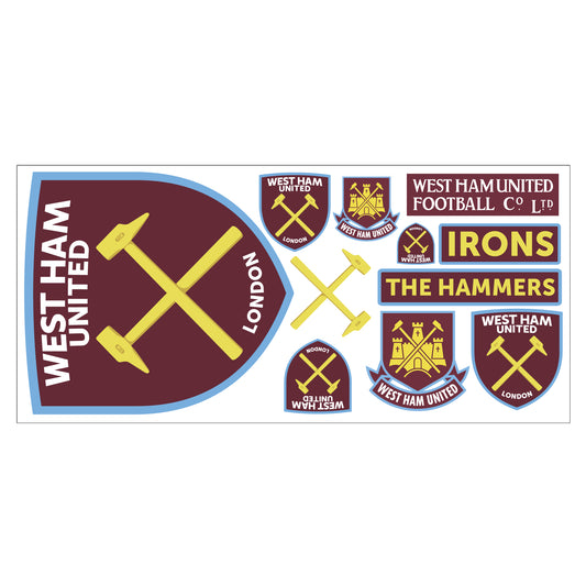 West Ham United Football Club - Decal Sticker Set