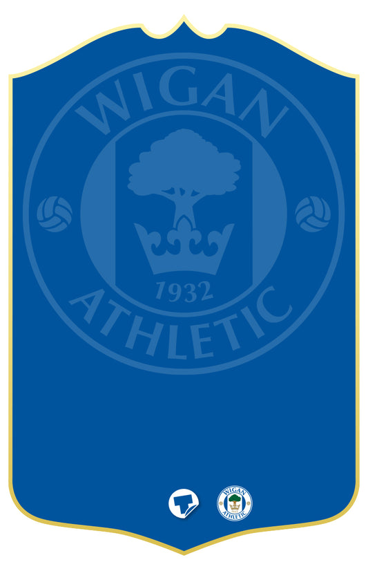 Wigan Athletic 24 Personalised Stats Card