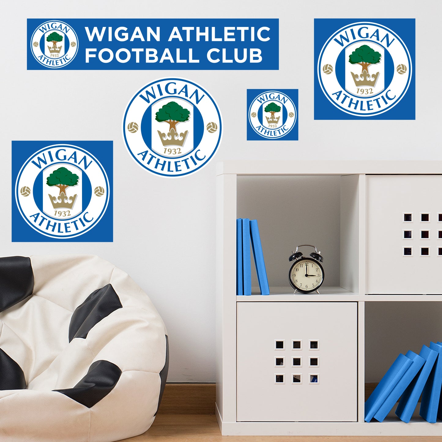 Wigan Athletic Football Club - Decal Sticker Set