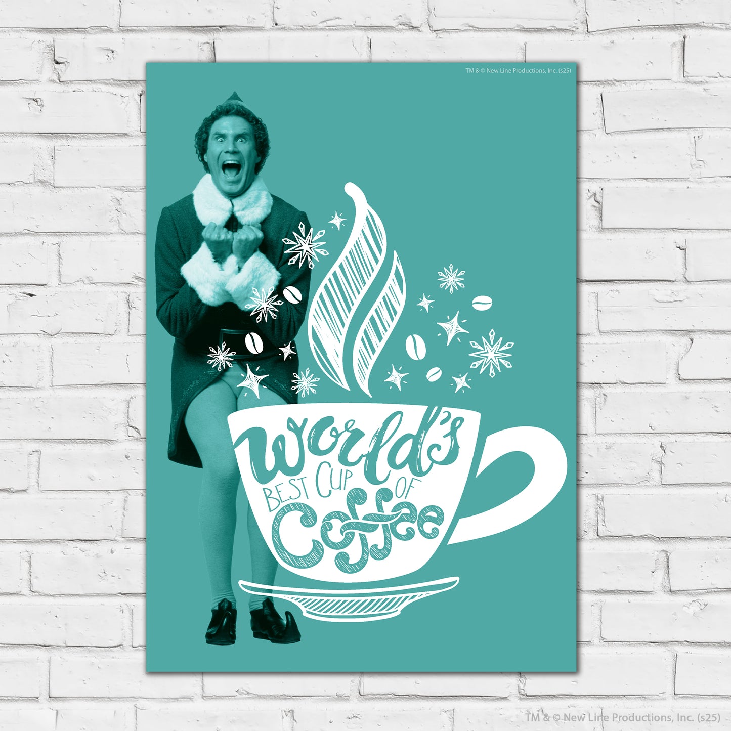 Elf Print – Worlds Best Coffee Poster Wall Art