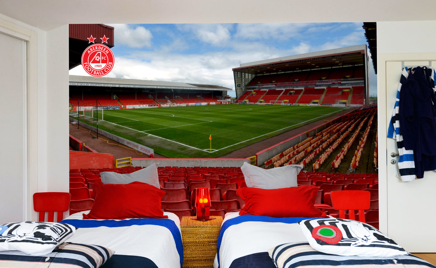 Aberdeen FC - Pittodrie Stadium Full Wall Mural