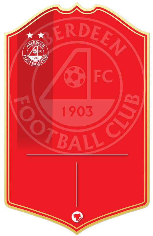 Aberdeen Personalised Stats Card