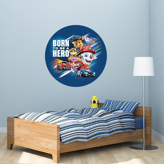 Paw Patrol Movie Born To Be A Hero Wall Sticker