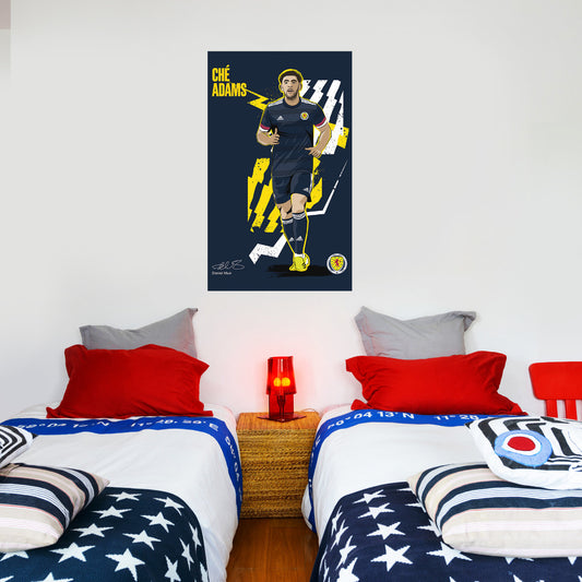 Scotland National Team - Che Adams Wall Sticker