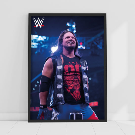 WWE Print - AJ Styles in Ring Poster