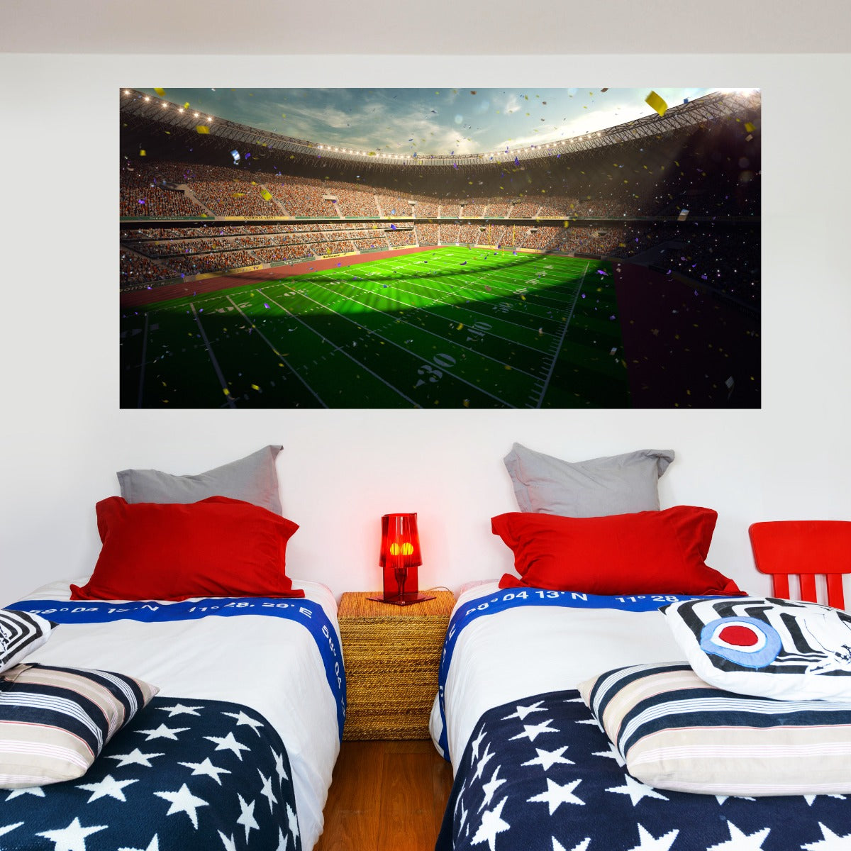 American Football Stadium Wall Sticker 2