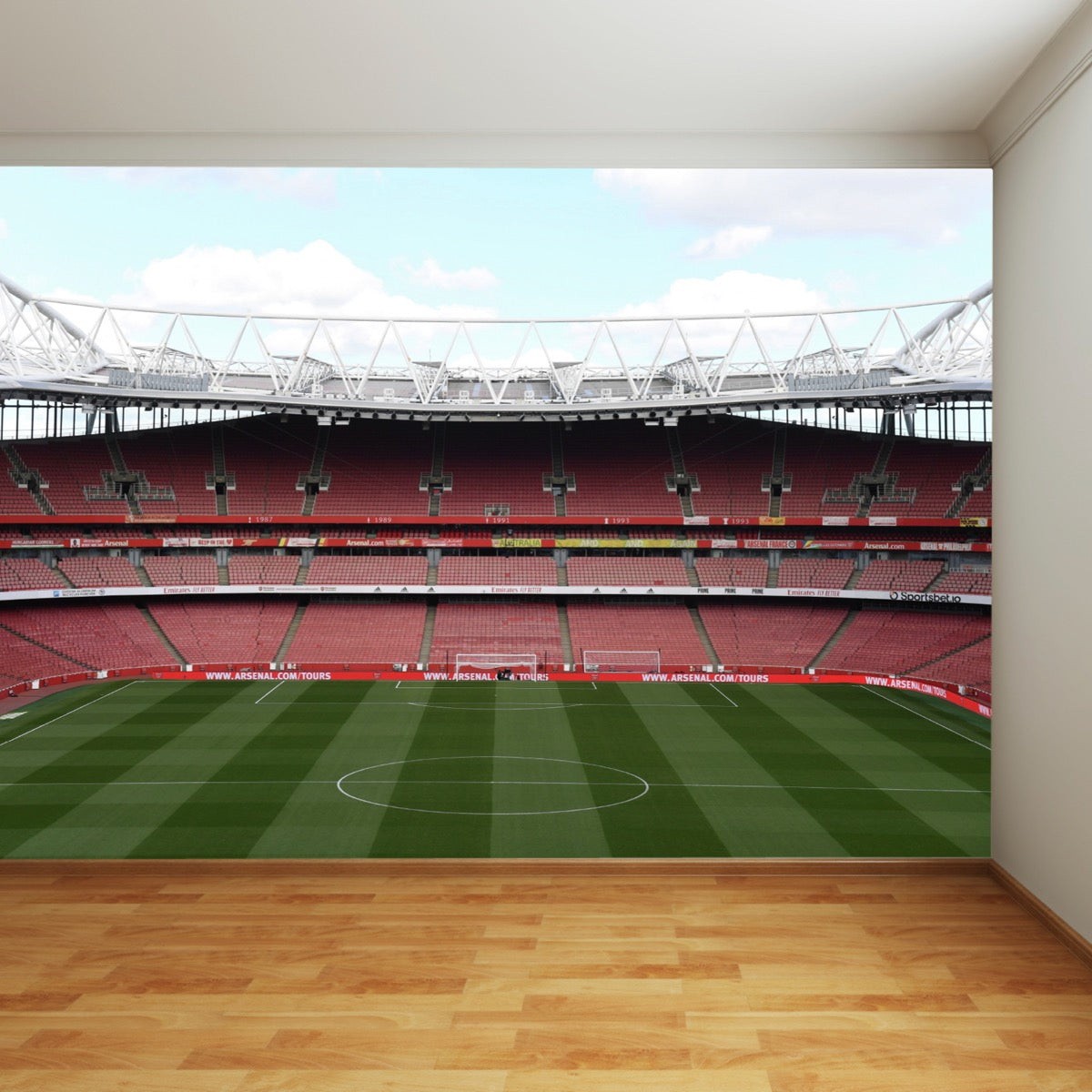 Arsenal FC Stadium Full Wall Mural - North Bank Stand