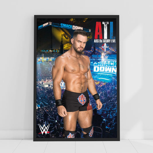 WWE Print - Austin Theory Crowd Poster