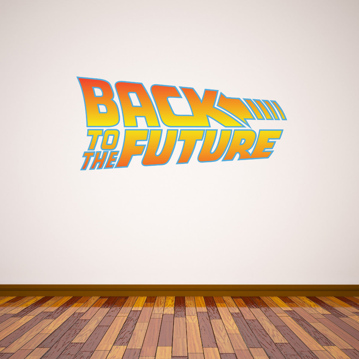 Back To The Future Logo Wall Sticker