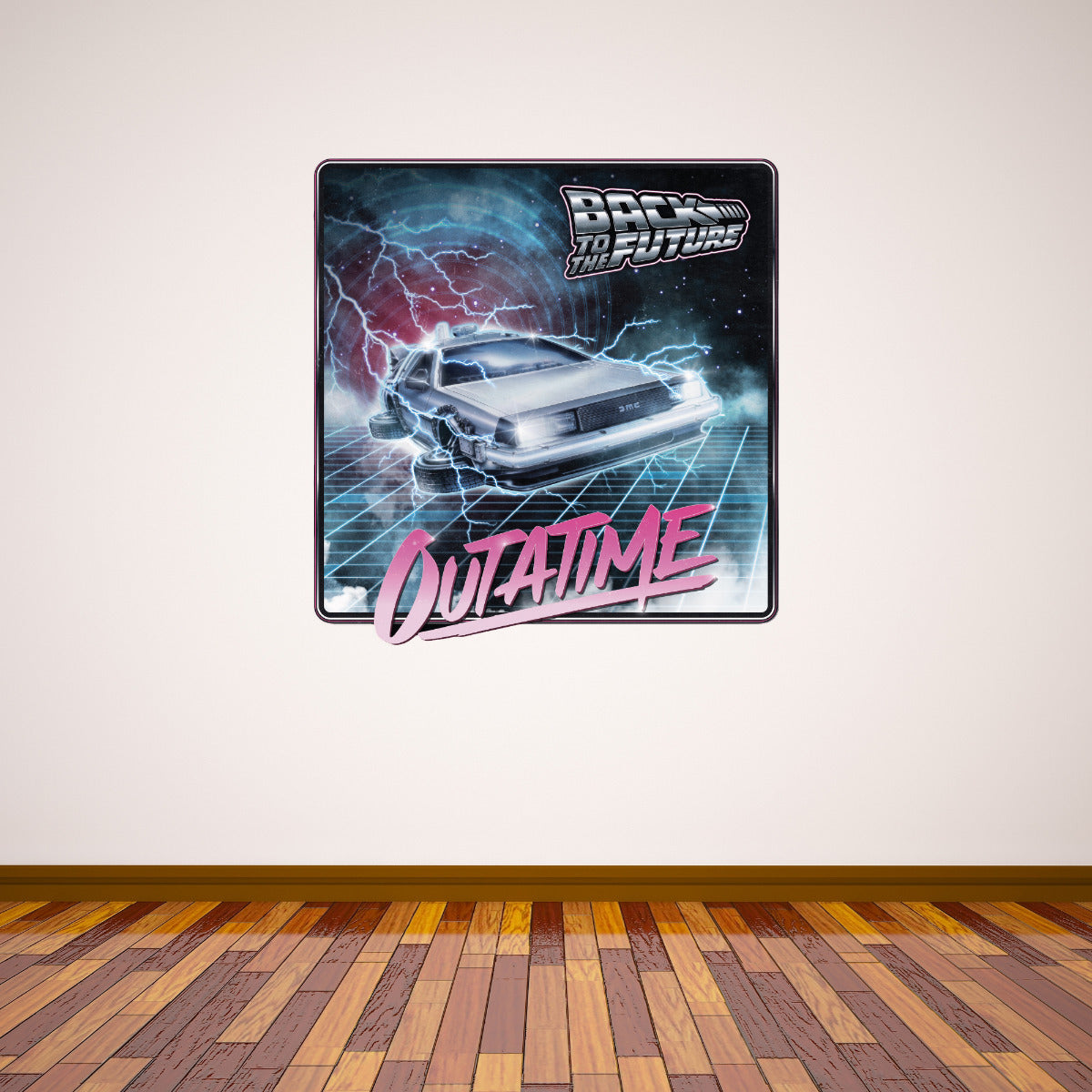Back To The Future Wall Sticker Outatime Graphic