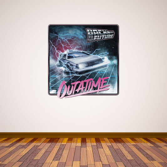 Back To The Future Wall Sticker Outatime Graphic