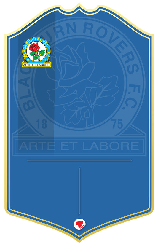 Blackburn Rovers Personalised Stats Card